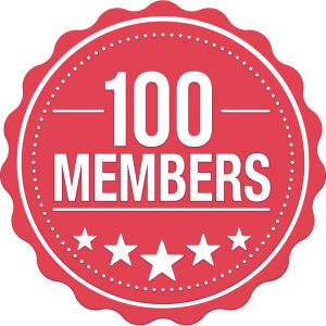 100 members badge